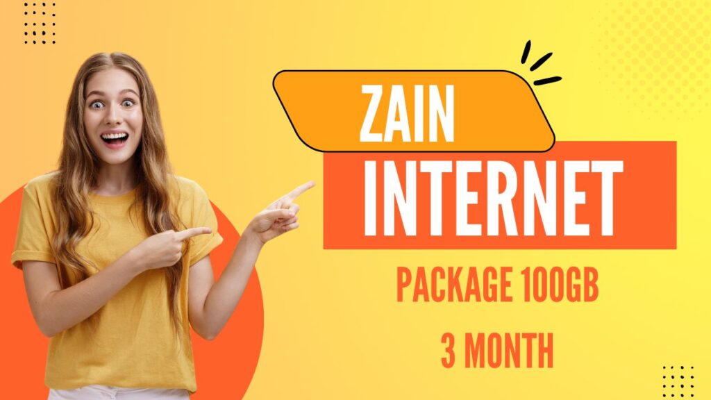 Zain internet Packages 100gb 3 months